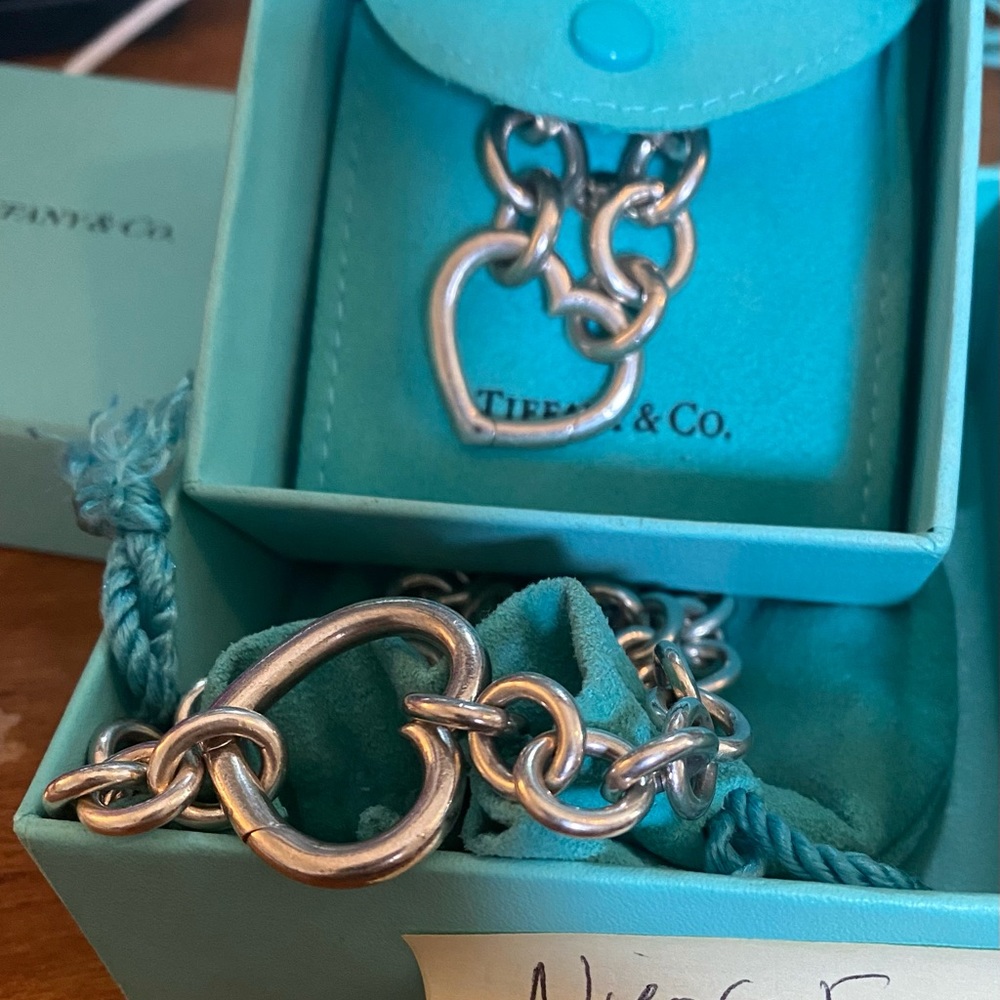 Tiffany Open Heart Clasp necklace